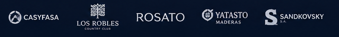 Clientes: Casyfasa, Los Robles, Rosato, Yatasto, Sandkovsky